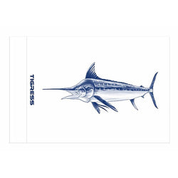 Tigress White Marlin Release Flag - 12