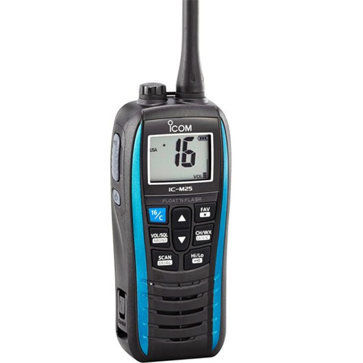 Icom M25 Floating Handheld 5W VHF - Marine Blue [M25 81]