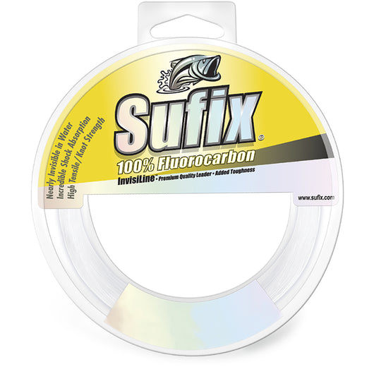 Sufix 100% Fluorocarbon Invisiline Leader - 60lb - 110yds [682-060]